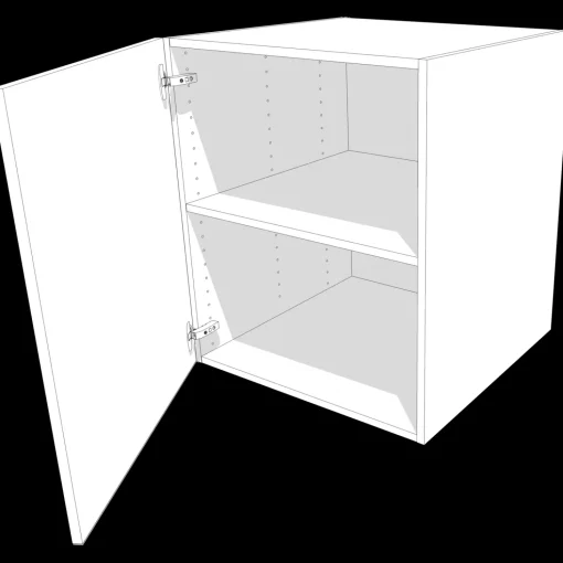 Multi-Living underskab hvid folie 30 cm