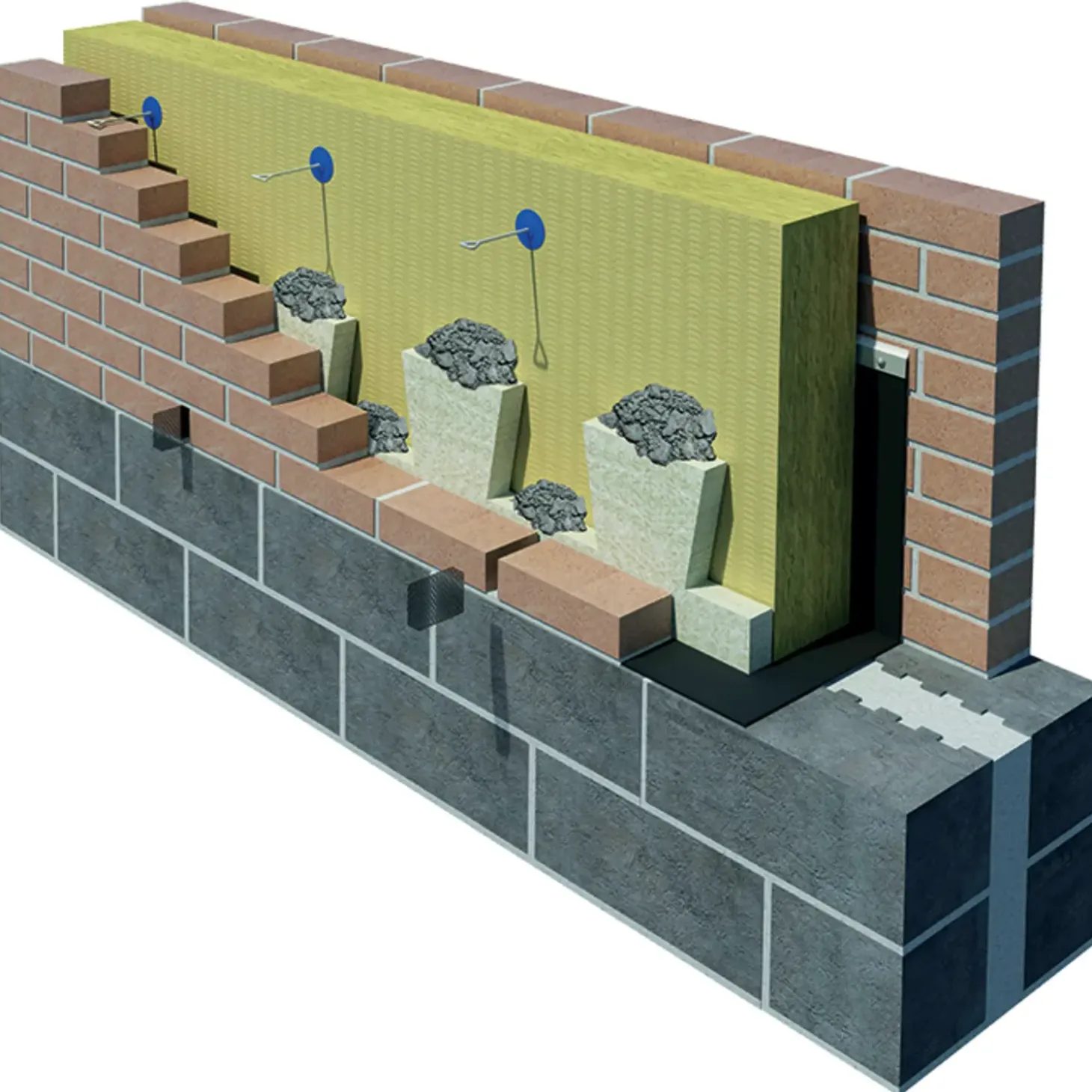 MV produkter, mørtelnet 50 mm x 1,525 m