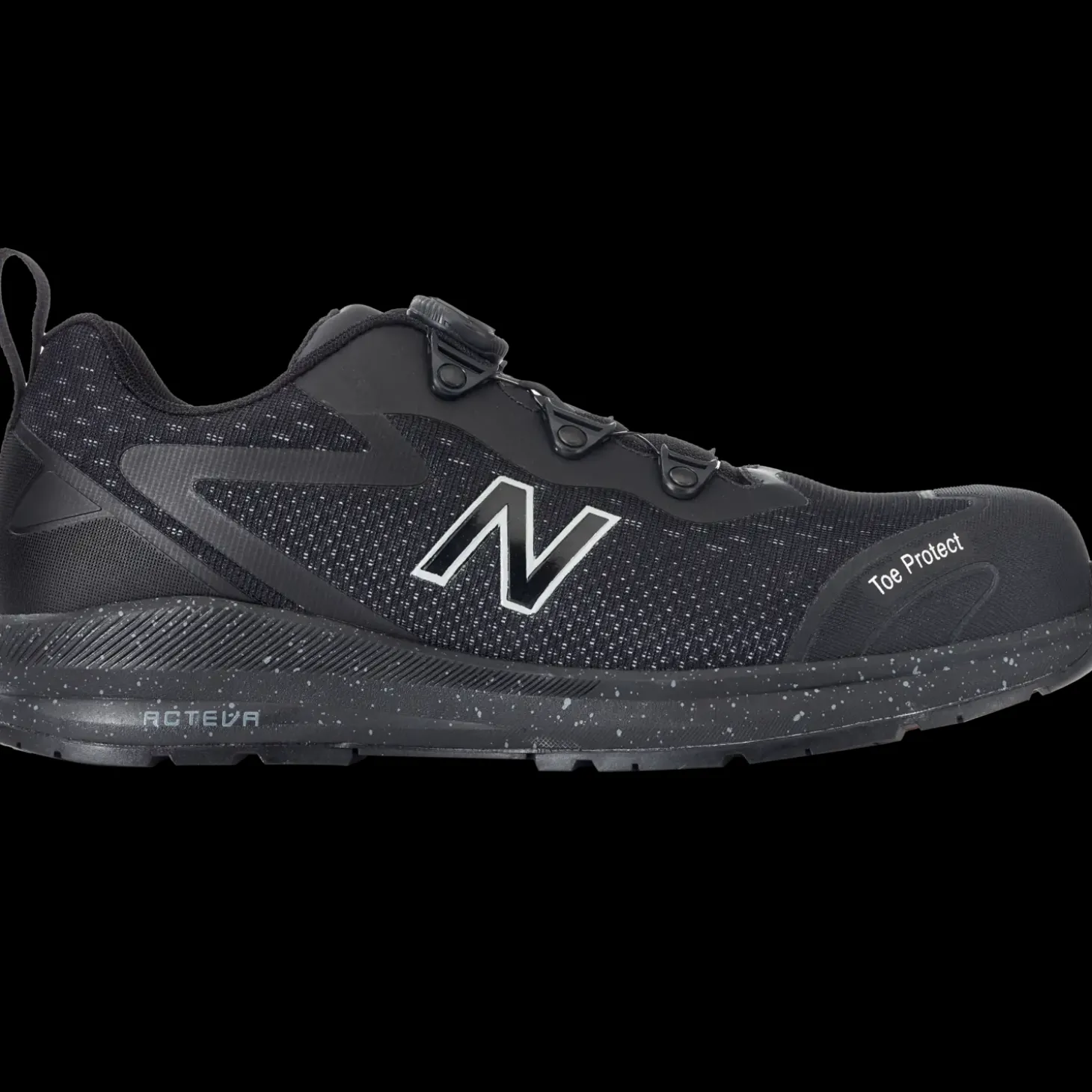 New Balance sikkerhedssko med boa lukning sort str. 45