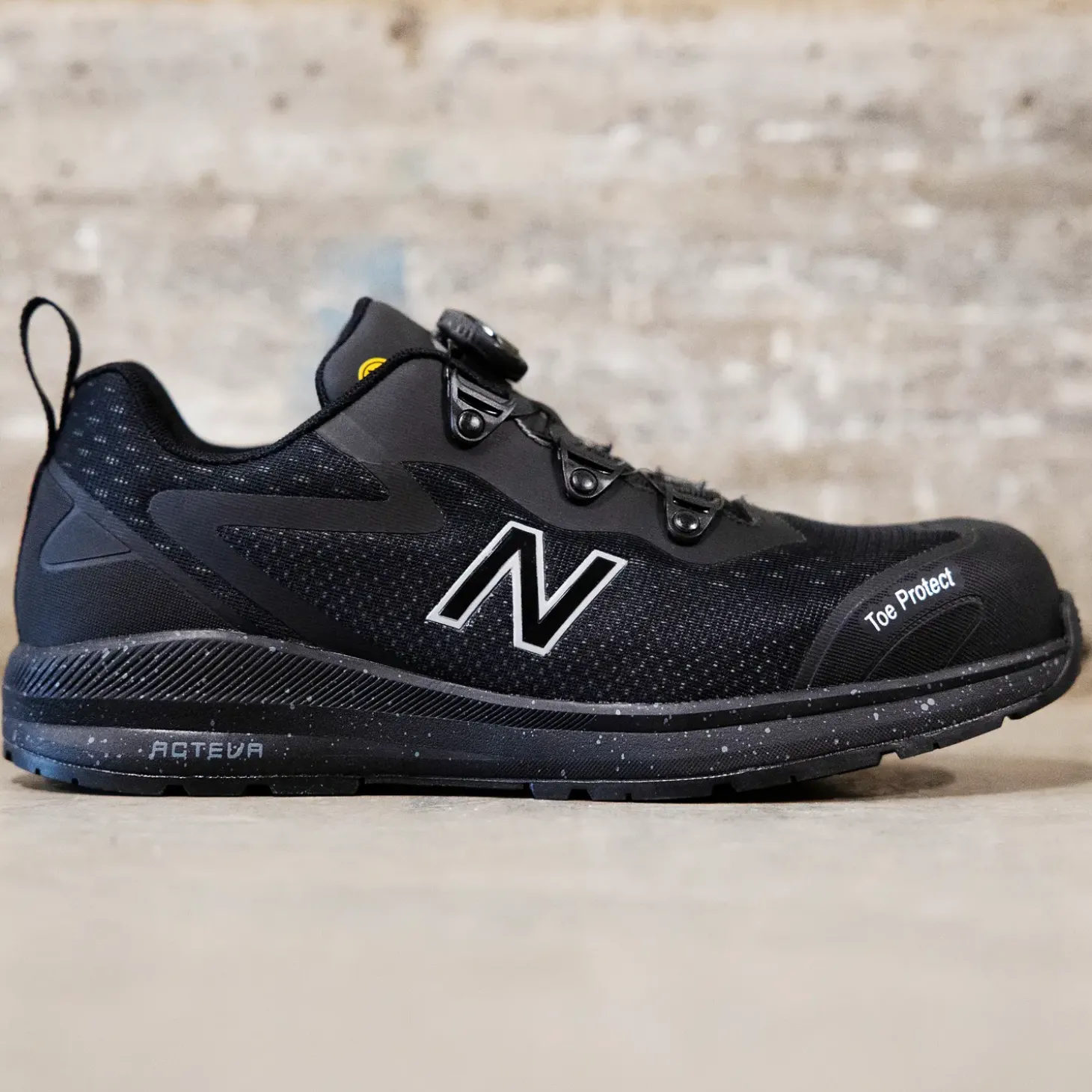 New Balance sikkerhedssko med boa lukning sort str. 45