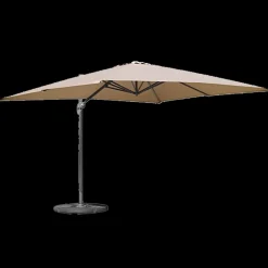 New york  hængeparasol 3x4m taupe