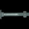 NKT bræddebolt M12x160 mm varmforzinket 10 stk