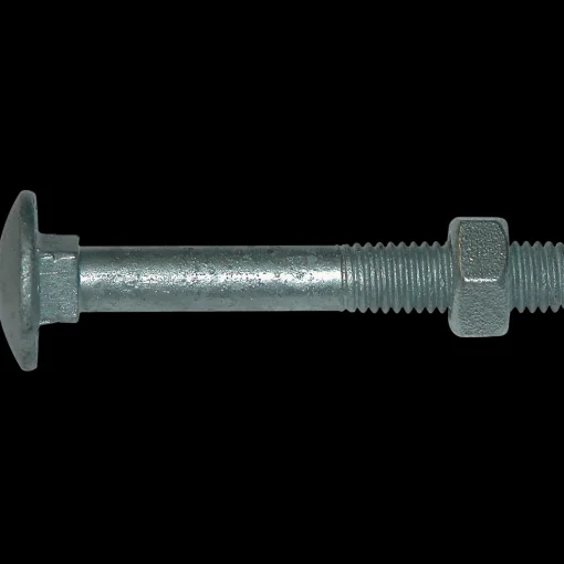 NKT bræddebolt M12x160 mm varmforzinket 10 stk