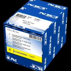 NKT Facade+ D facadeskrue m/blank hoved 4,5x40 mm A2 TX20 blank 200 stk