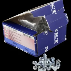 NKT S.bolt stålbolte m/møtrik M5 x12 mm elforzinket 10 stk