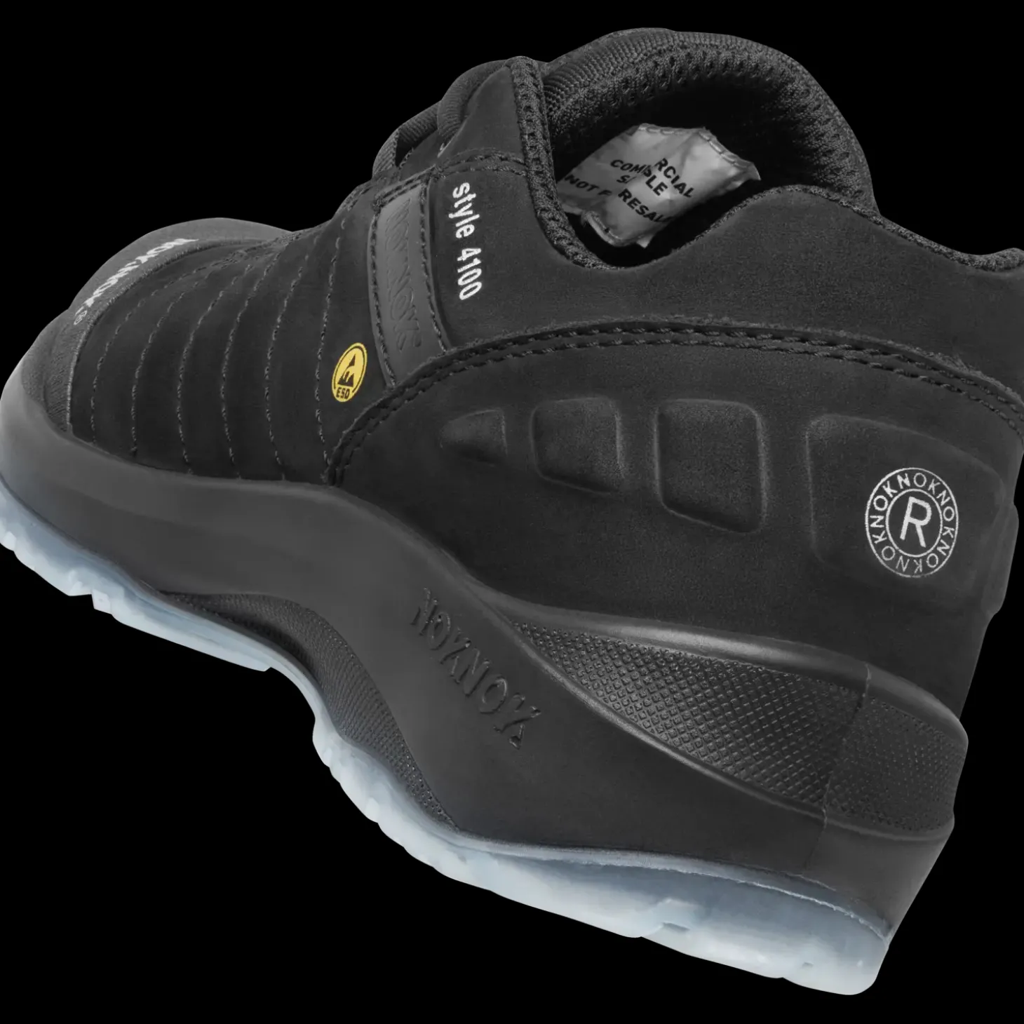 Noknok sikkerhedssko sort str. 45