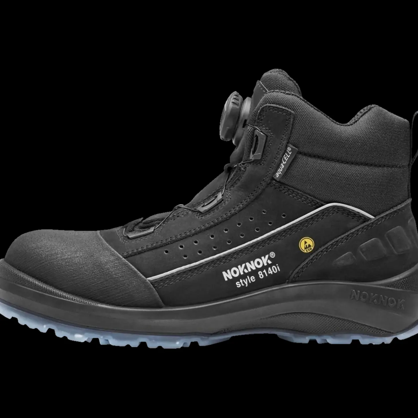 Noknok sikkerhedsstøvlet sort str. 45