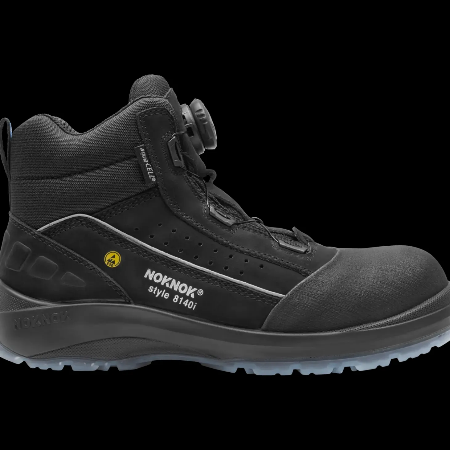 Noknok sikkerhedsstøvlet sort str. 45