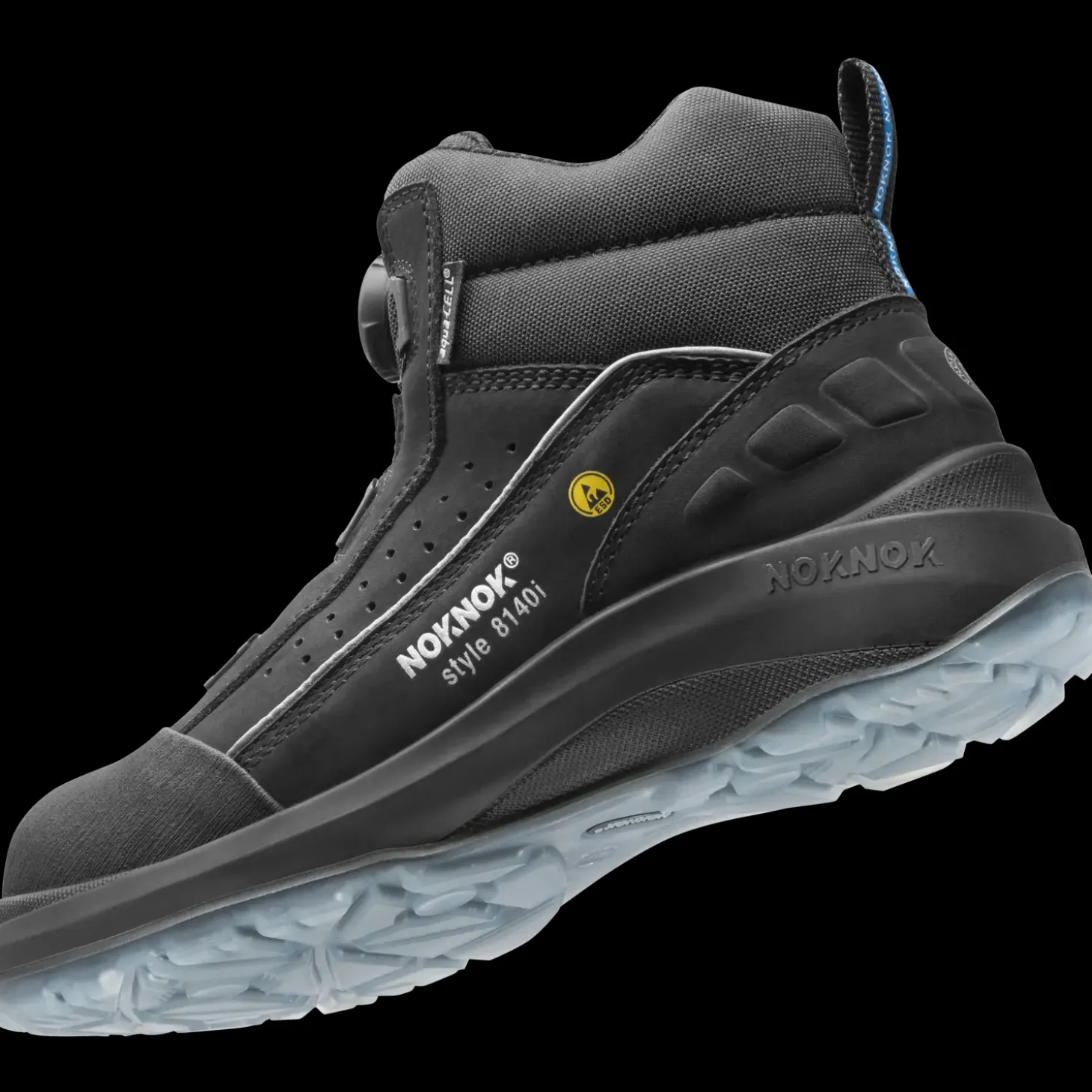 Noknok sikkerhedsstøvlet sort str. 45