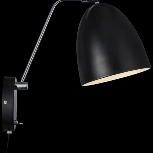 Nordlux Alexander væglampe E27 sort
