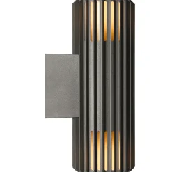 Nordlux Aludra dobbelt udendørs væglampe seaside antracit