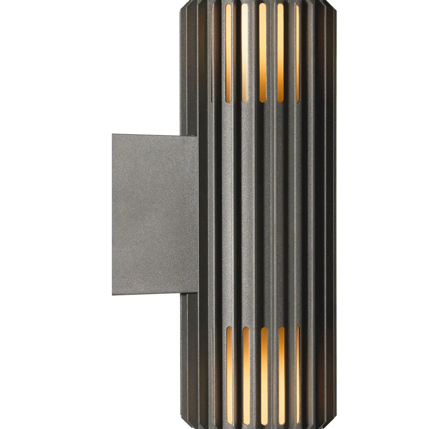 Nordlux Aludra dobbelt udendørs væglampe seaside antracit