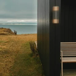 Nordlux Aludra dobbelt udendørs væglampe seaside antracit