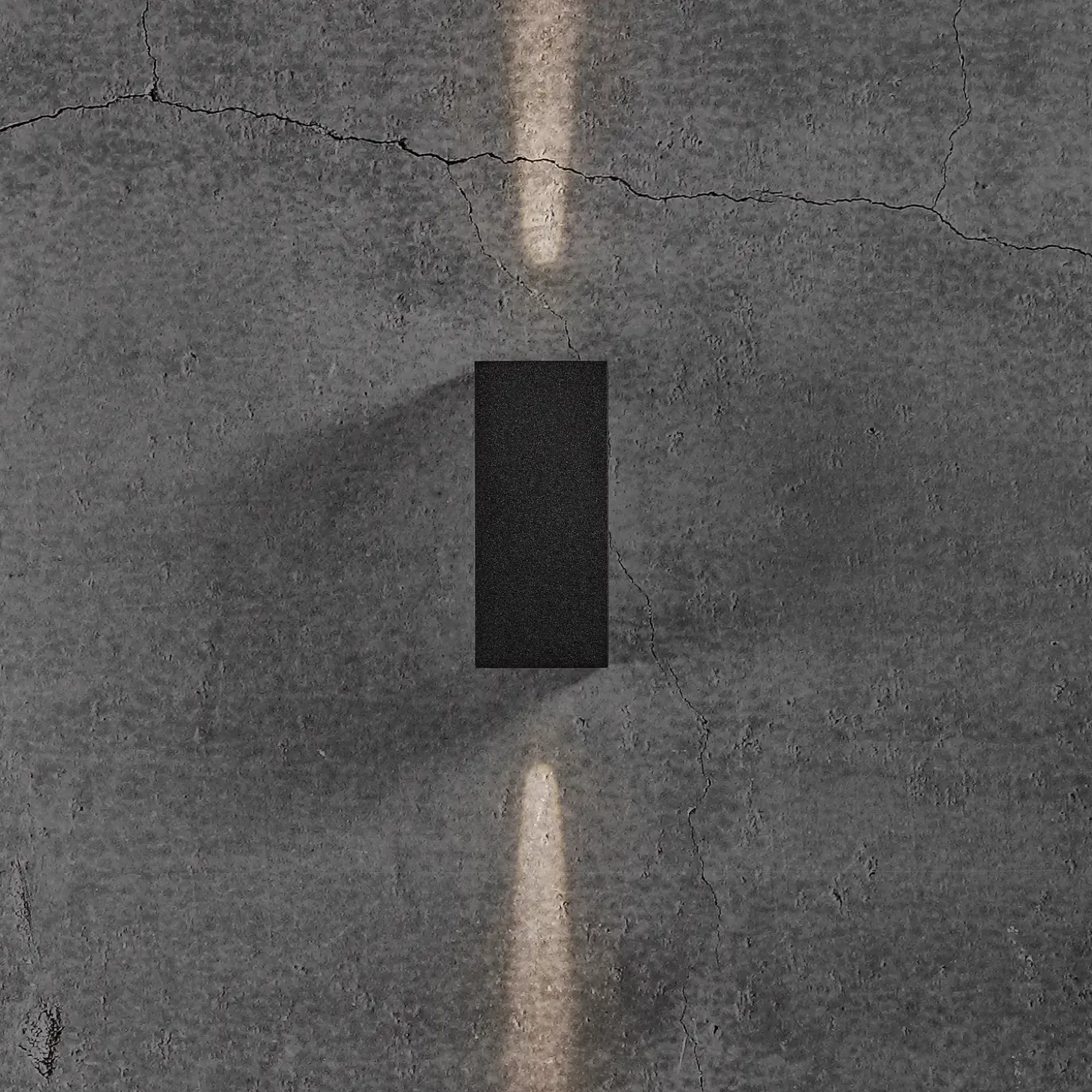 Nordlux Artego firkantet udendørs væglampe sort