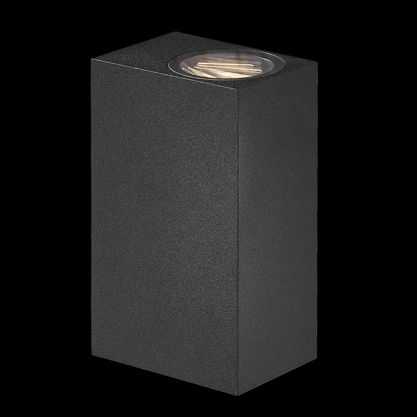 Nordlux Asbol Kubi udendørs væglampe sort