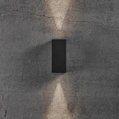 Nordlux Asbol Kubi udendørs væglampe sort