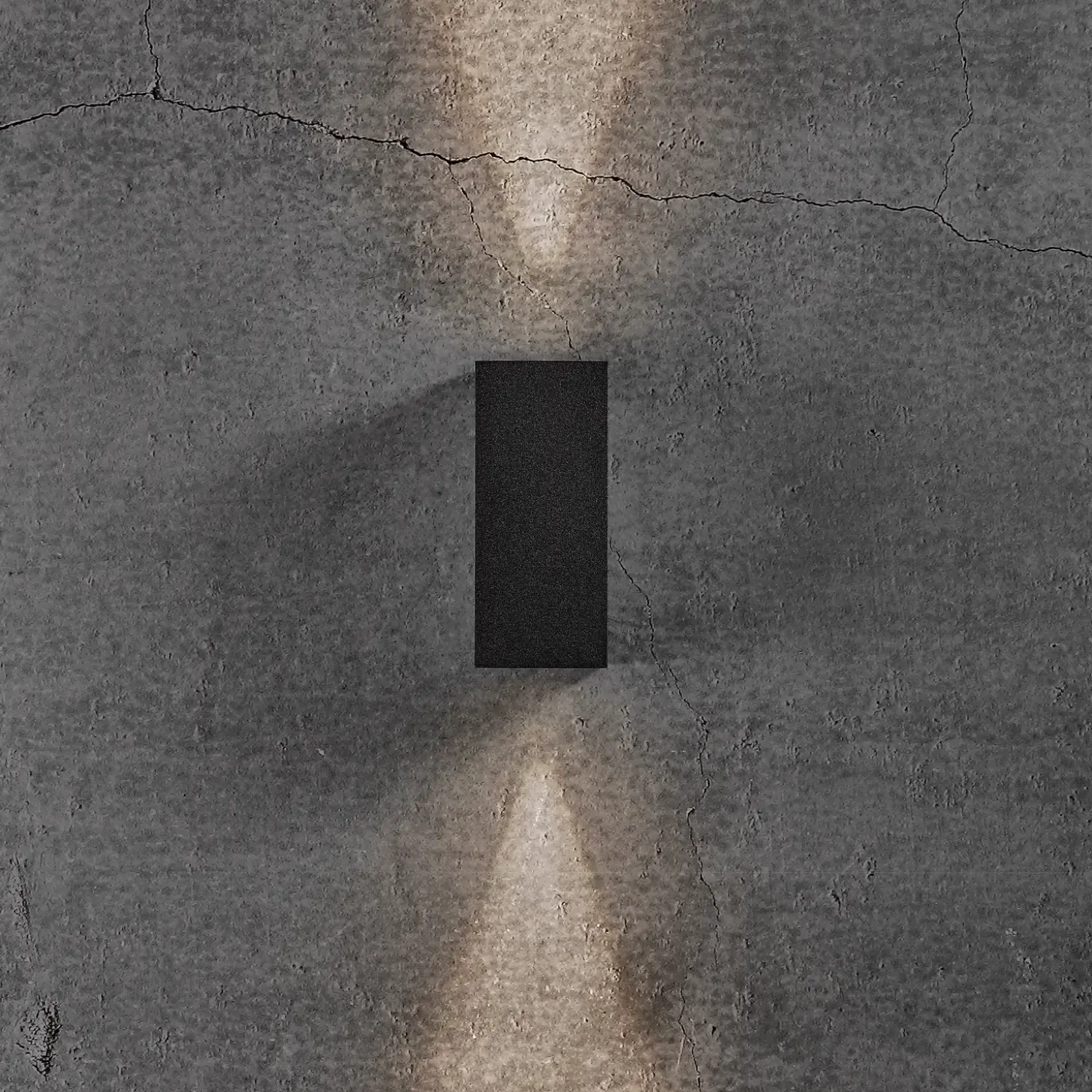 Nordlux Asbol Kubi udendørs væglampe sort