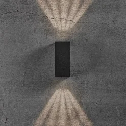 Nordlux Asbol Kubi udendørs væglampe sort