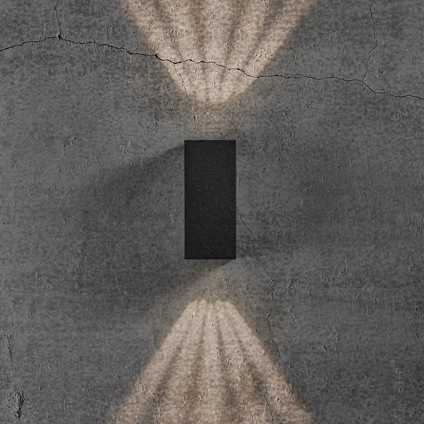 Nordlux Asbol Kubi udendørs væglampe sort