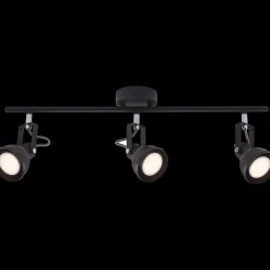 Nordlux Aslak 3-spotlampe sort