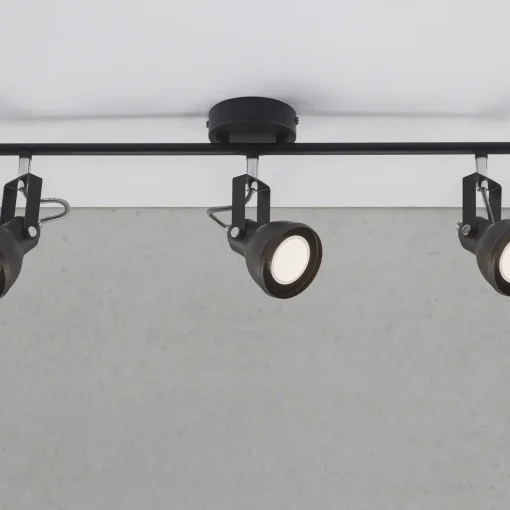 Nordlux Aslak 3-spotlampe sort
