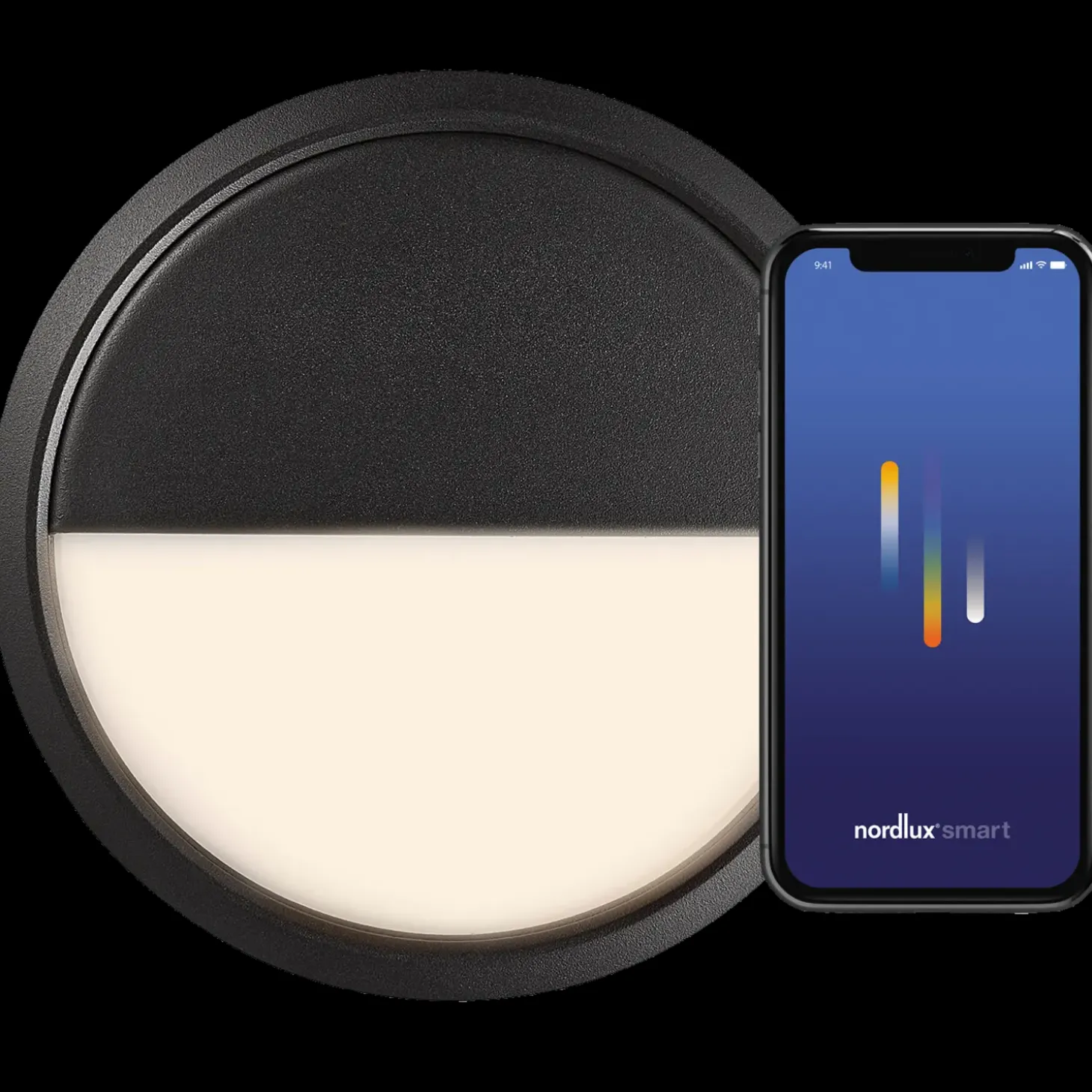 Nordlux Ava udendørs LED væglampe plafond sort