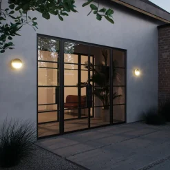 Nordlux Ava udendørs LED væglampe plafond sort