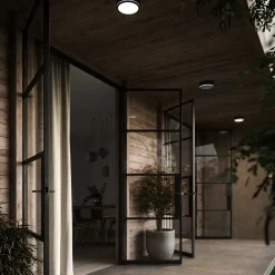 Nordlux Ava udendørs LED væglampe plafond sort