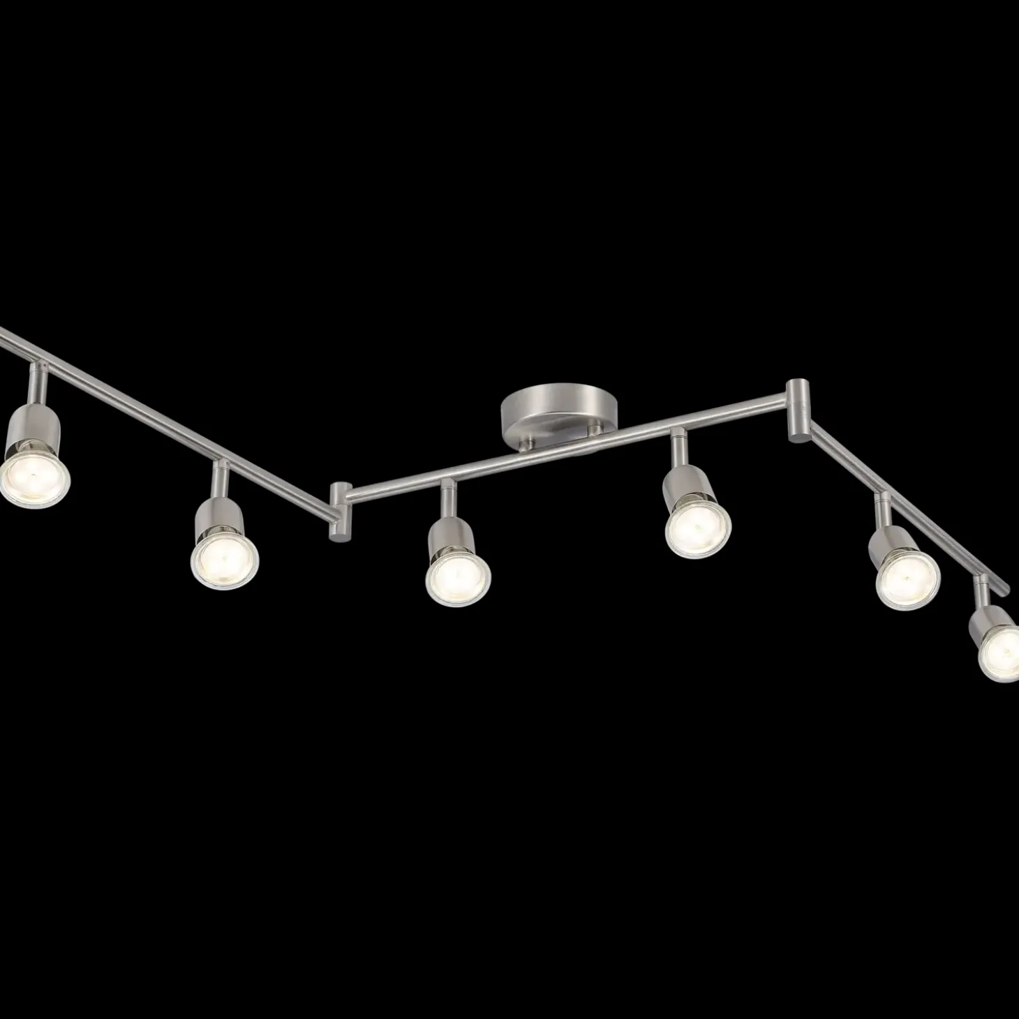 Nordlux Avenue 6-Rail spotlight børstet stål