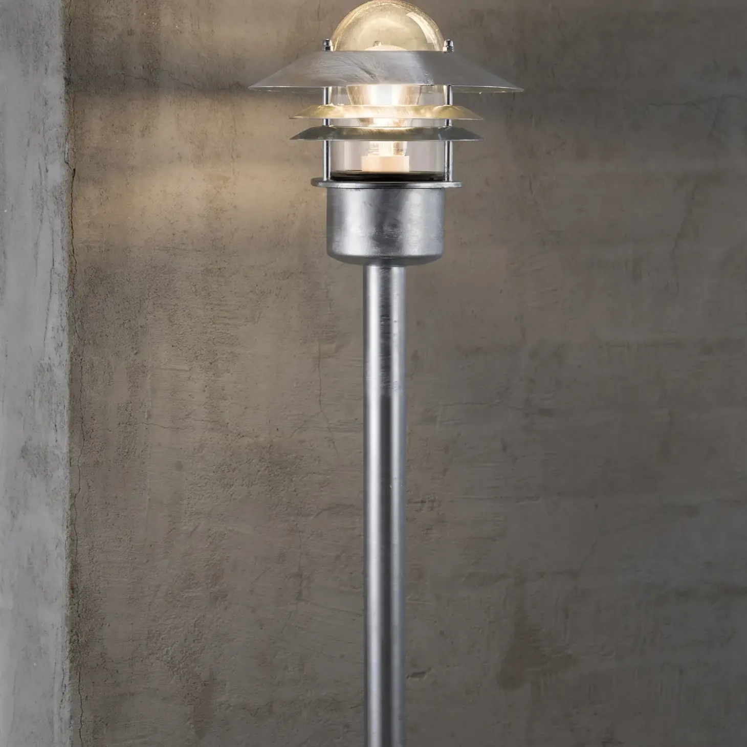 Nordlux base til havelamper galvaniseret