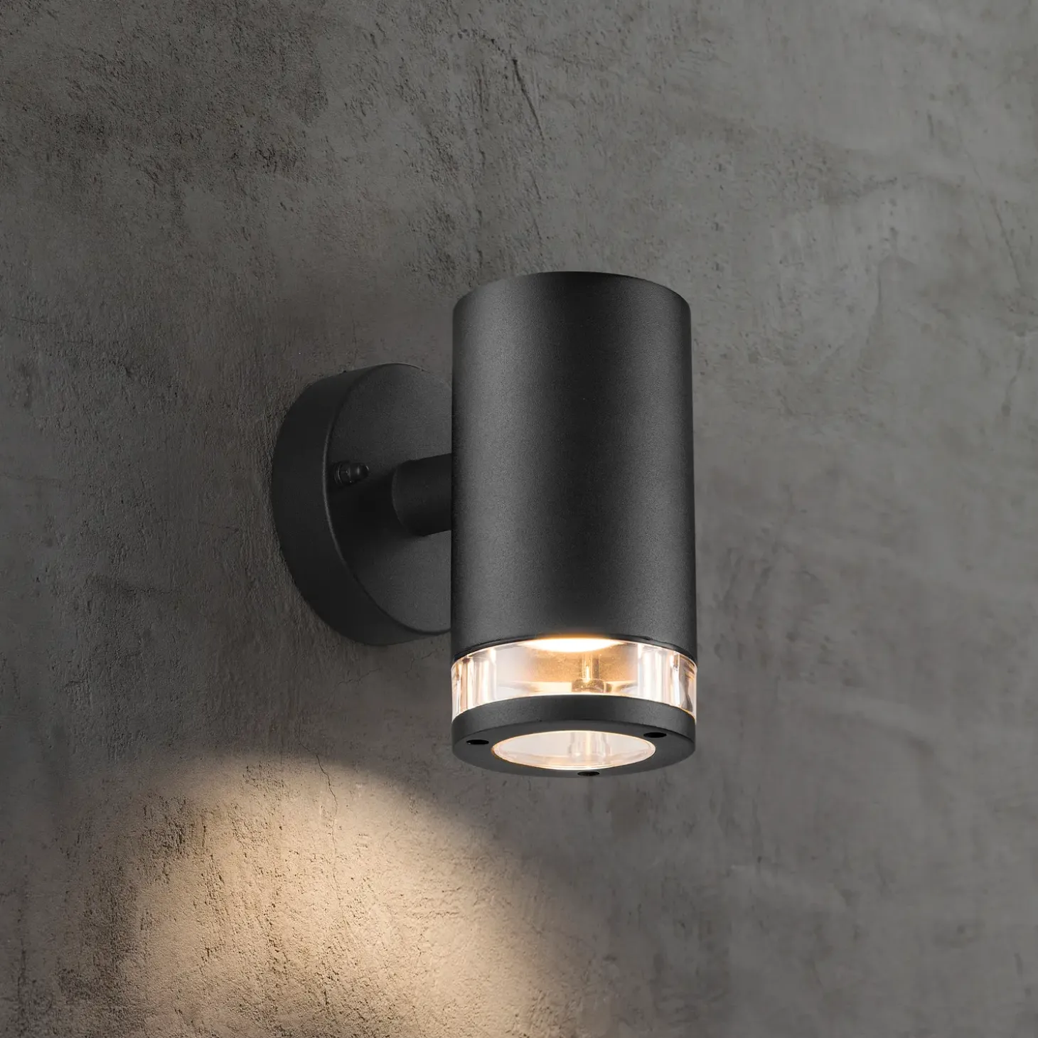 Nordlux Birk udendørs dobbelt væglampe sort