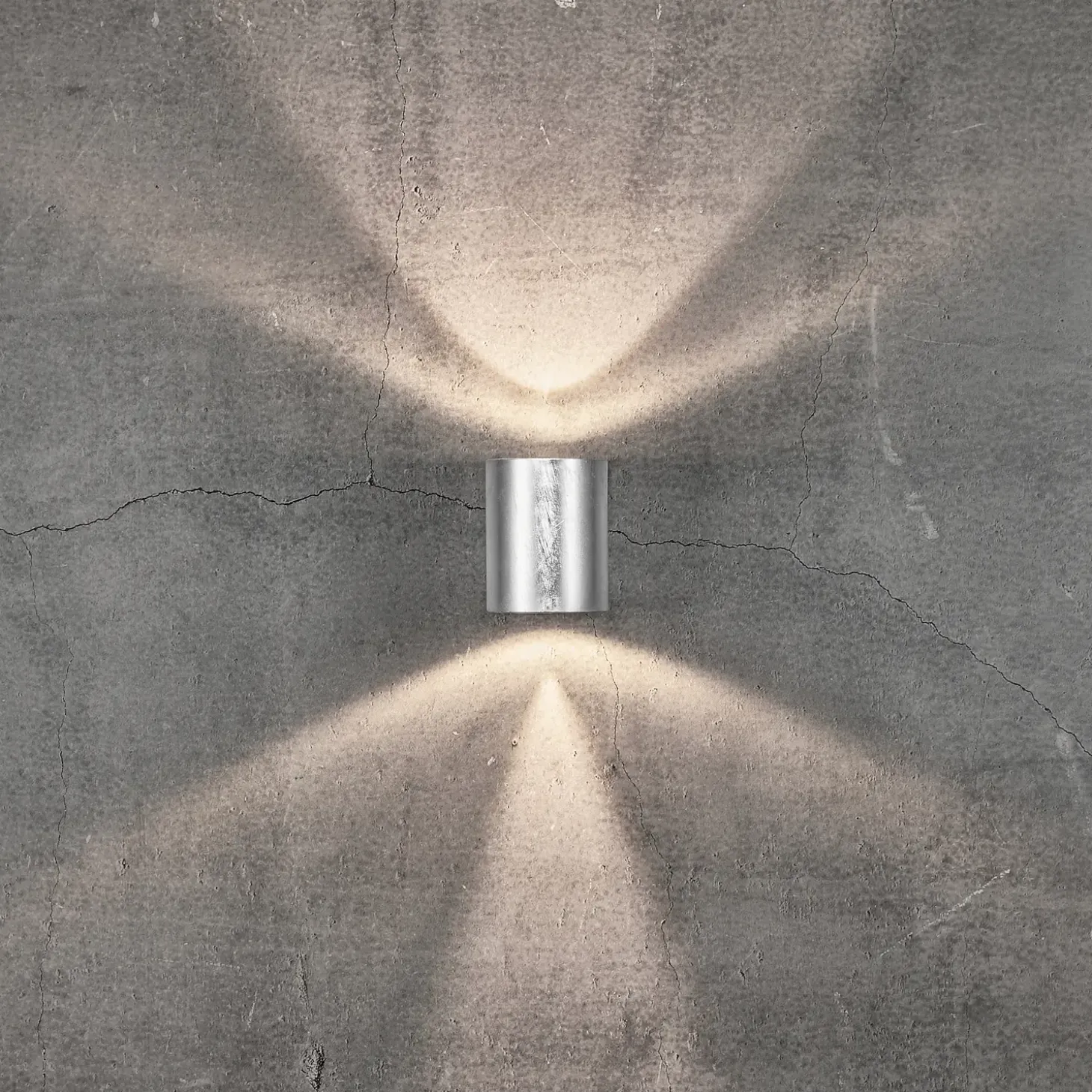 Nordlux Canto 2 væglampe galvaniseret