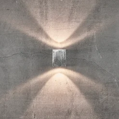 Nordlux Canto Kubi 2 udendørs væglampe galvaniseret stål