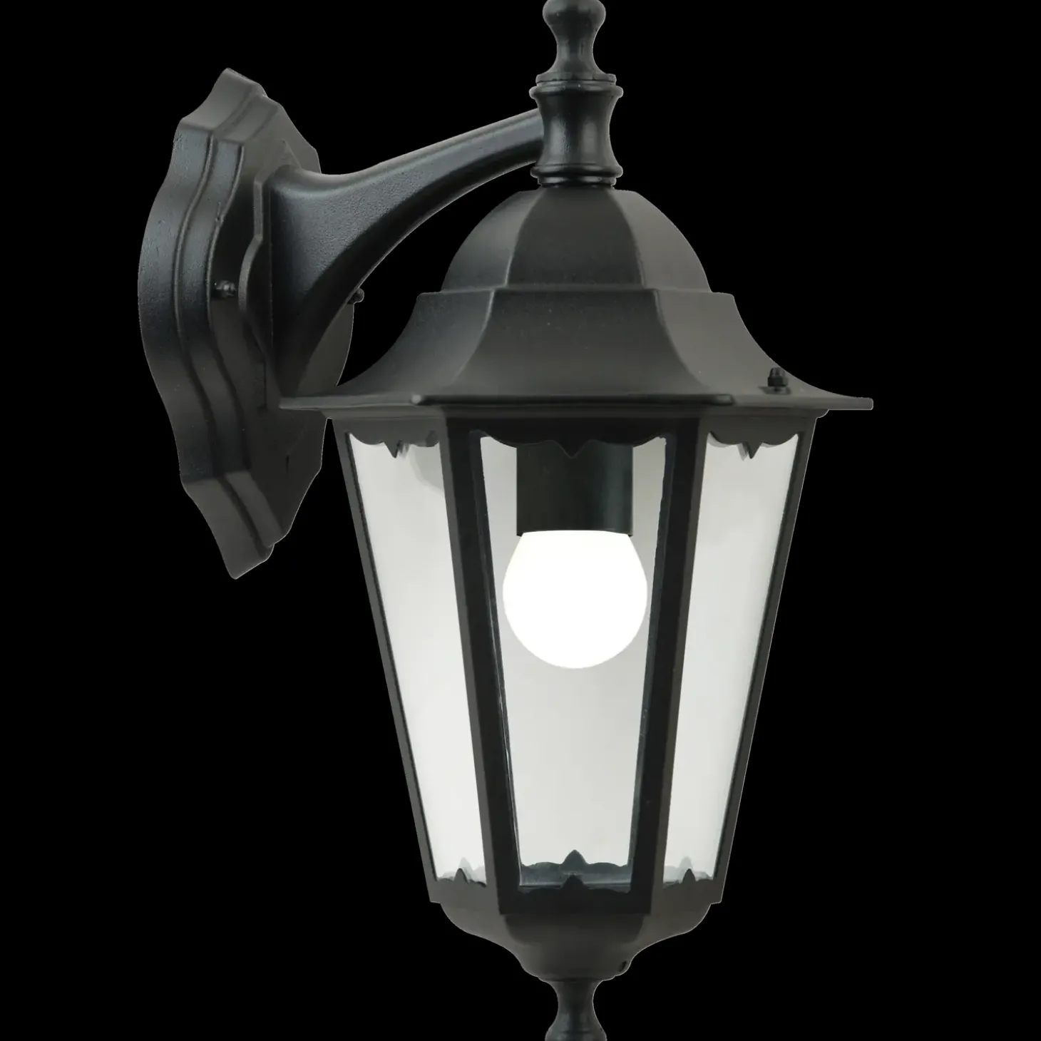 Nordlux Cardiff væglampe udendørs down sort