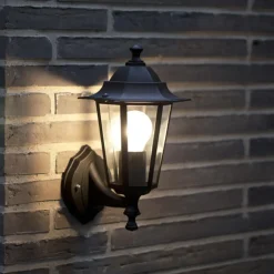 Nordlux Cardiff væglampe udendørs down sort