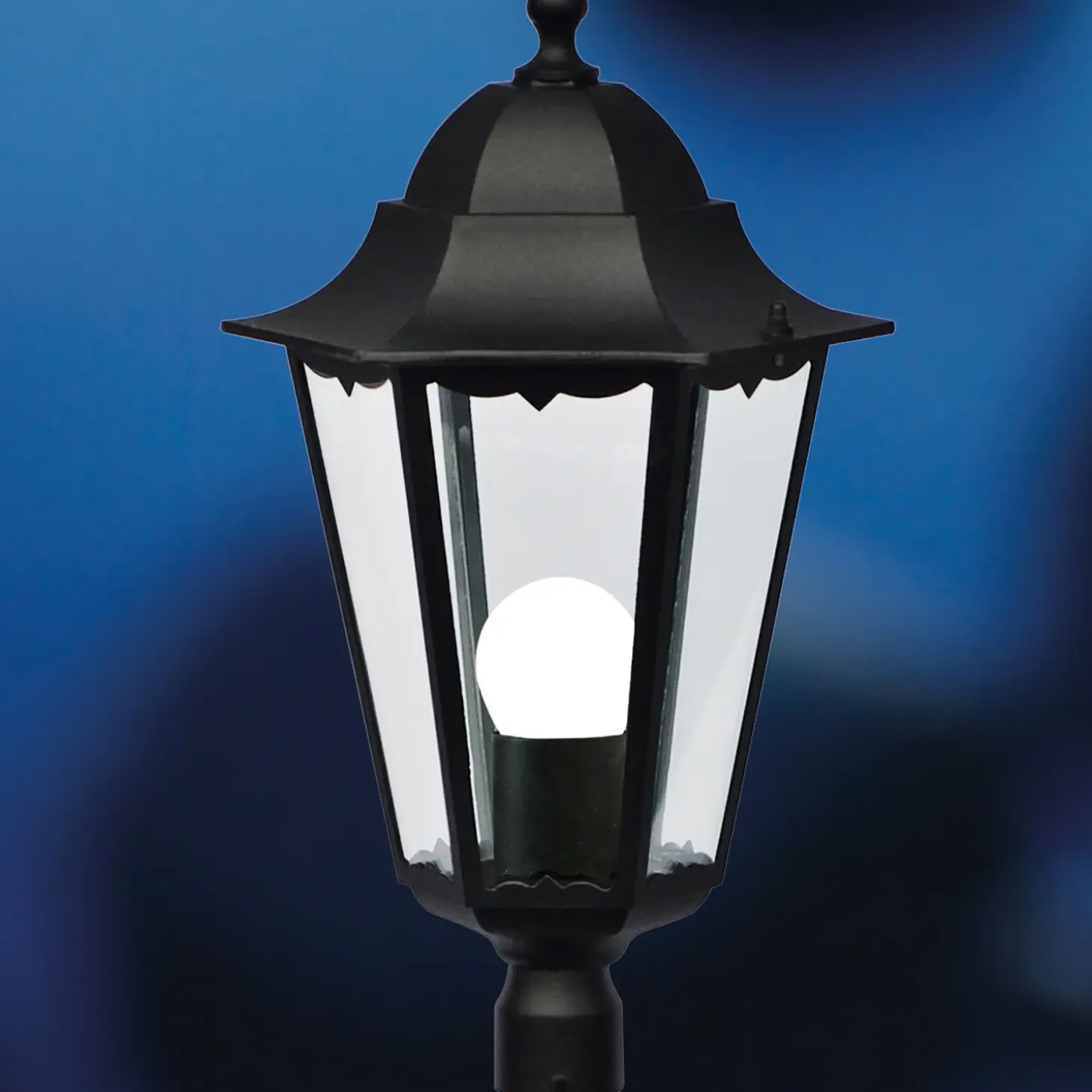 Nordlux Cardiff væglampe udendørs down sort