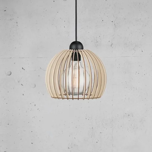 Nordlux Chino 25 pendel sort/træ