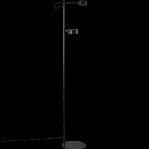 Nordlux Clyde gulvlampe LED sort
