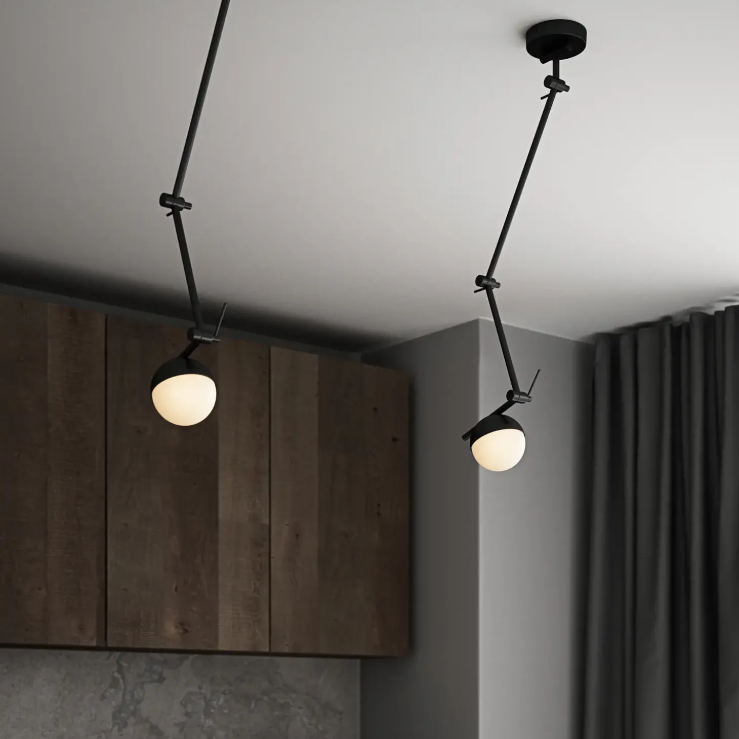 Nordlux Contina væglampe sort