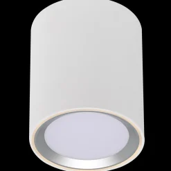 Nordlux Fallon long indbygningsspots stål/hvid