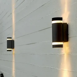 Nordlux Focus udendørs væglampe 2xGU10 sort