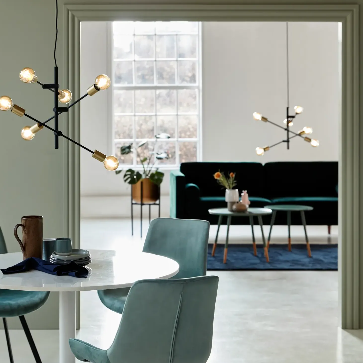 Nordlux Josefine pendel sort/messing