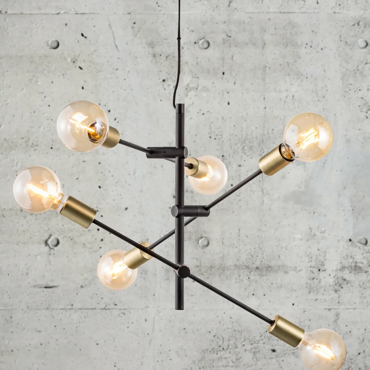 Nordlux Josefine pendel sort/messing