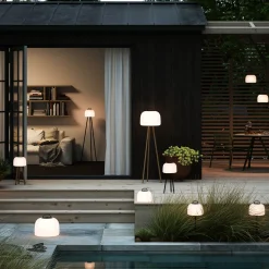 Nordlux Kettle 22 havelampe sort/hvid