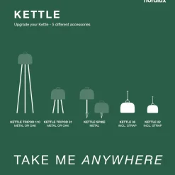 Nordlux Kettle 36 havelampe sort/hvid