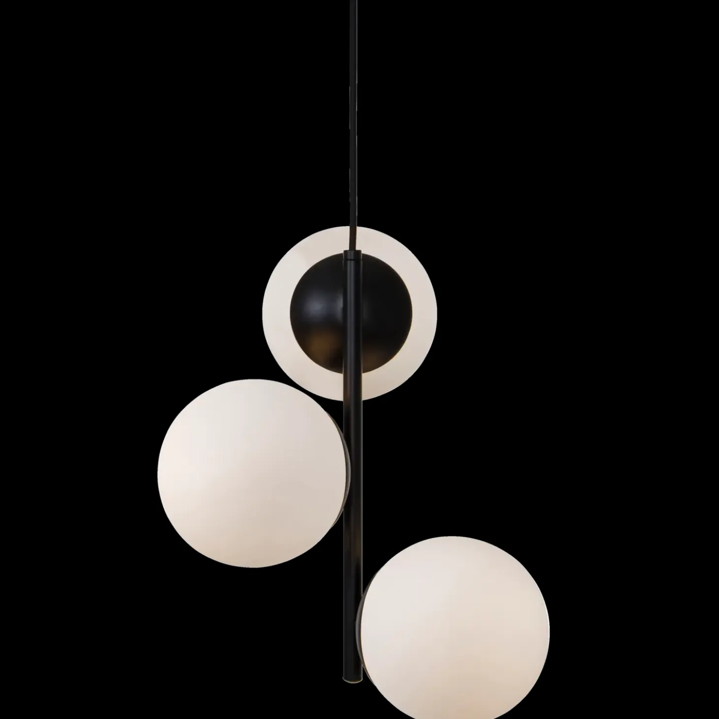 Nordlux Lilly pendel sort/opal