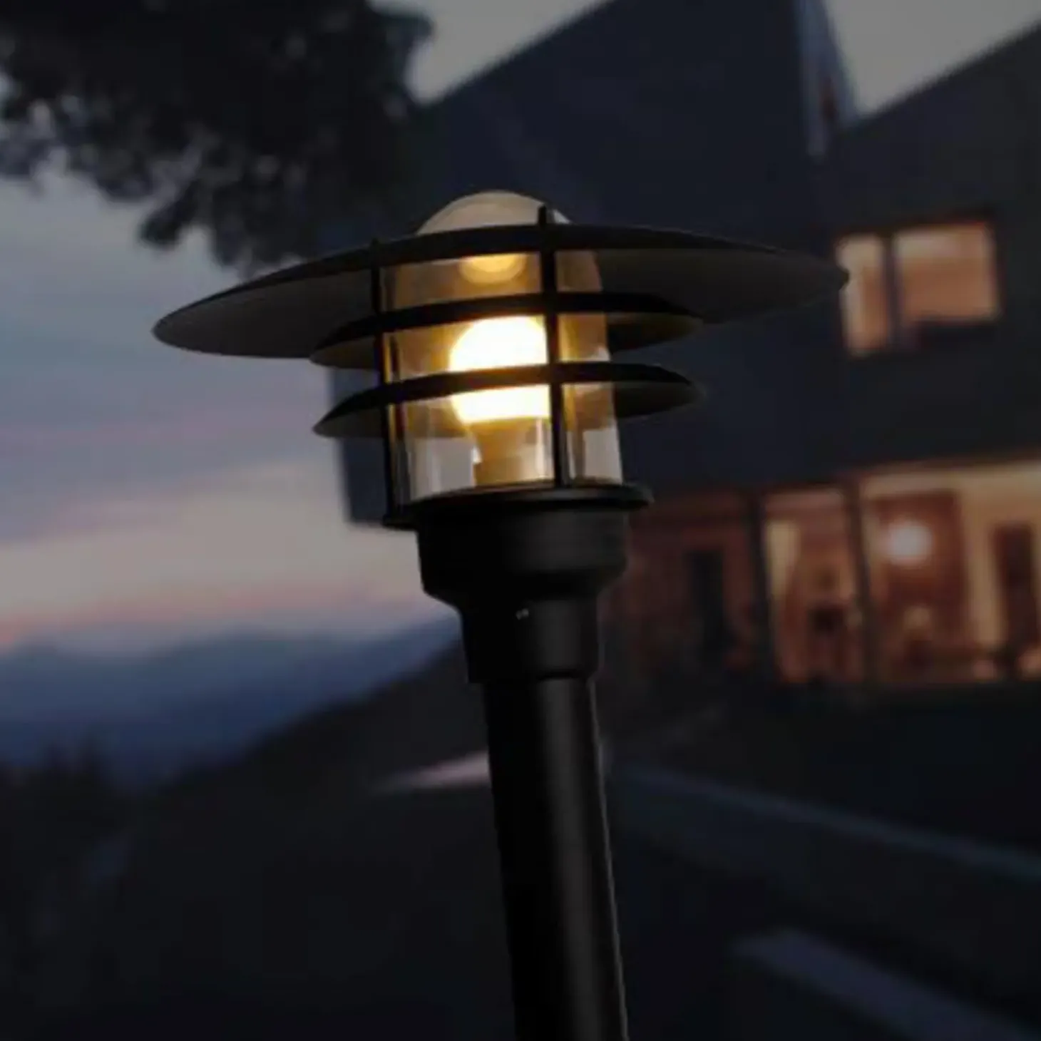 Nordlux Lønstrup 32 havelampe sort