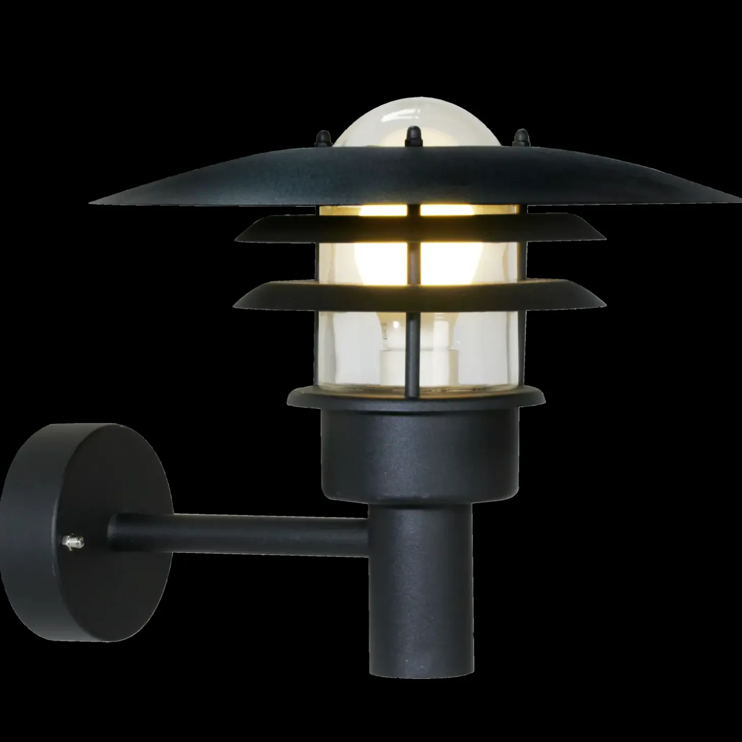 Nordlux Lønstrup 32 udendørs væglampe sort