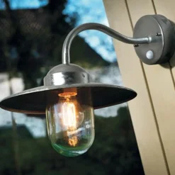 Nordlux Luxembourg Sensor udendørs væglampe galvaniseret