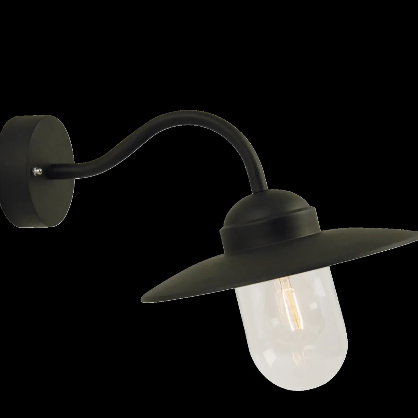 Nordlux Luxembourg udendørs væglampe sort